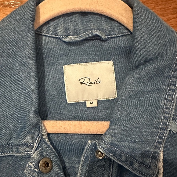 Rails Turner Bleached Shacket - Picture 3 of 3